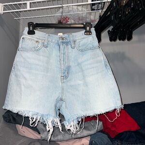 Madwell Light Blue Denim Women Shorts